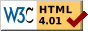valid html 4.01 strict :-)